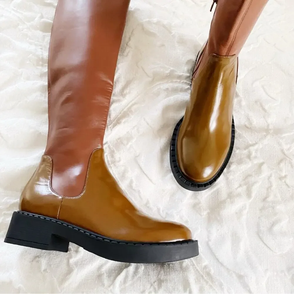 Jeffrey Campbell Lennard Knee High Boot Size 8.5 New